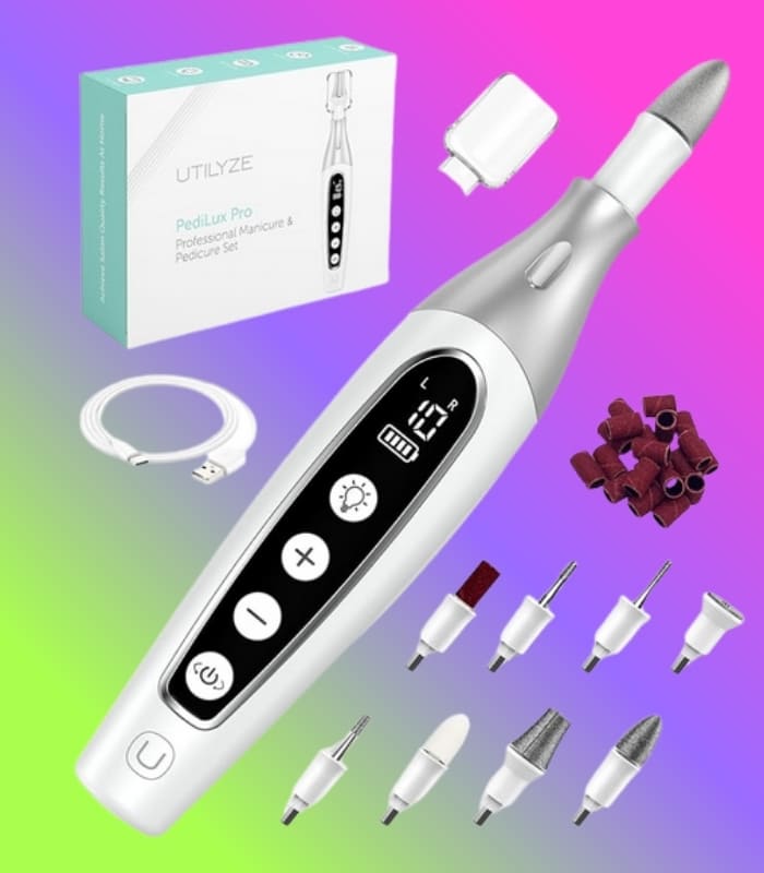 PediLux Pro Electric Nail Drill Kit